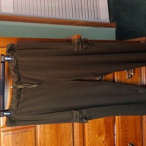 Olive green stretch pants Nwot